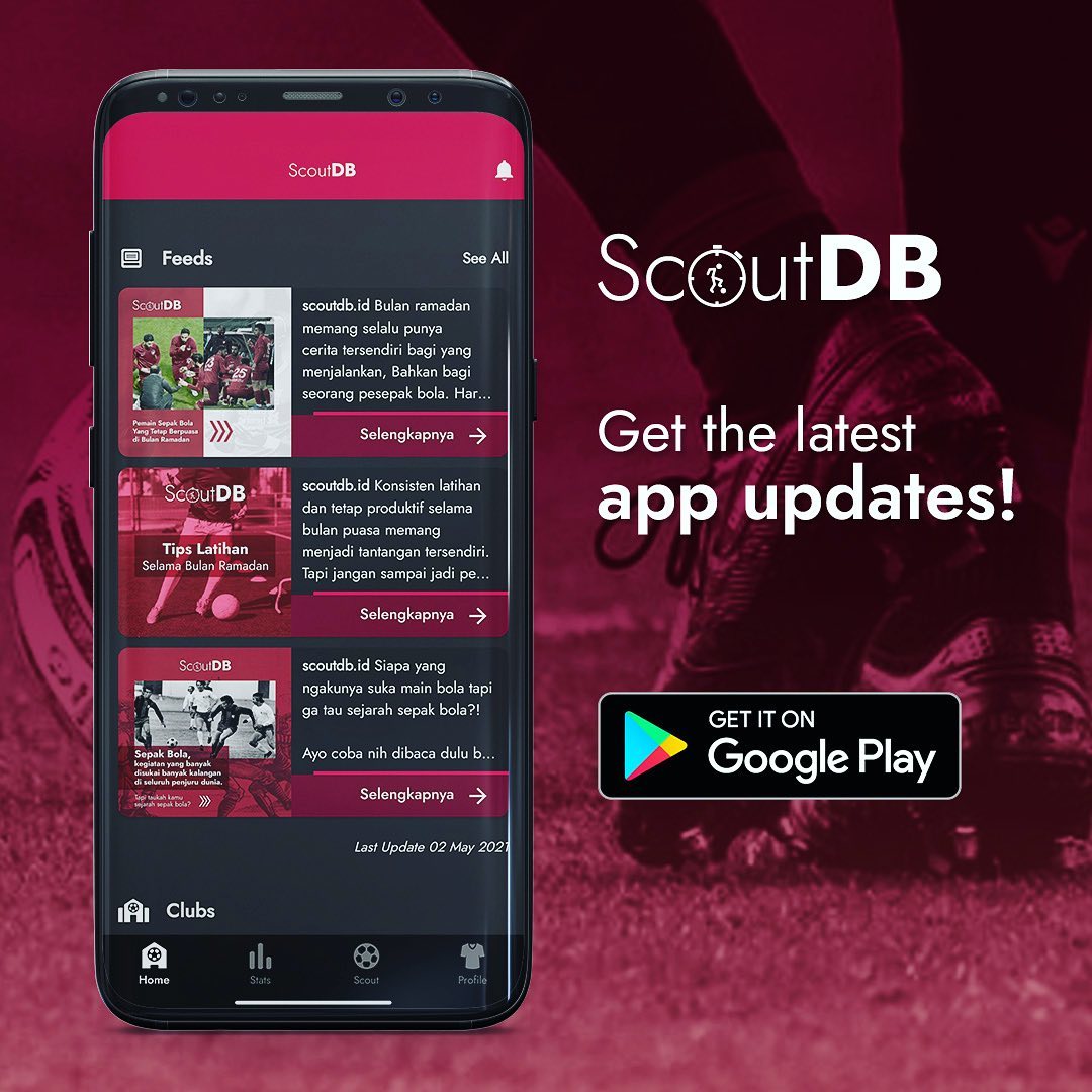 Wahh ada yang baru nih dari aplikasi scout db Sekarang